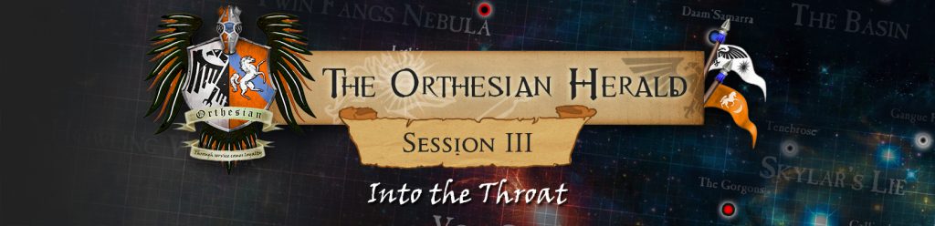 Orthesian Herald: session 3 – Into the Throat